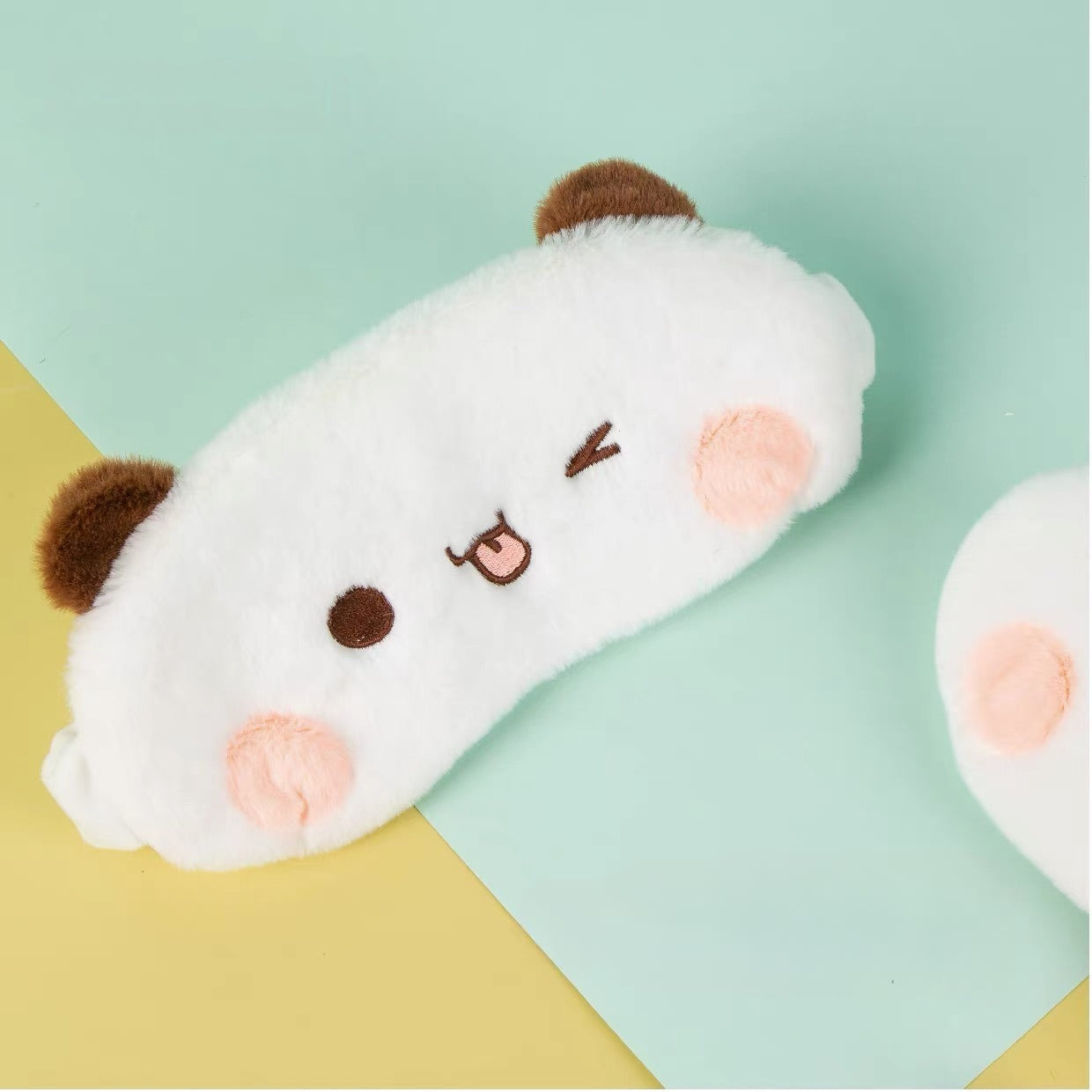 Bubu Dudu Fluffy Sleep Mask – Block Light 一二布布毛绒眼罩遮光睡眠专用