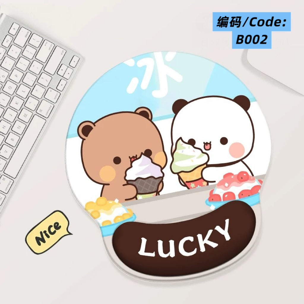 Bubu Dudu Cute Office Mouse Pad 一二布布可爱办公鼠标垫