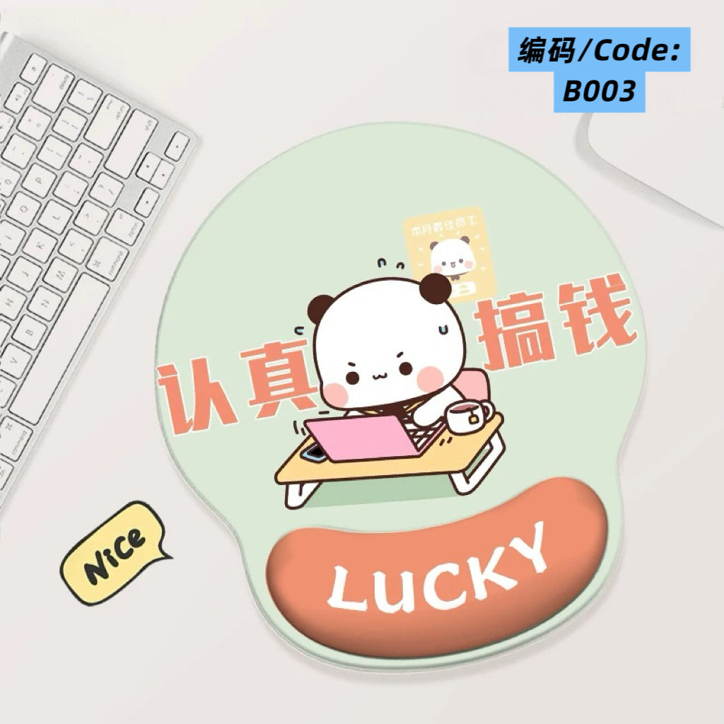 Bubu Dudu Cute Office Mouse Pad 一二布布可爱办公鼠标垫