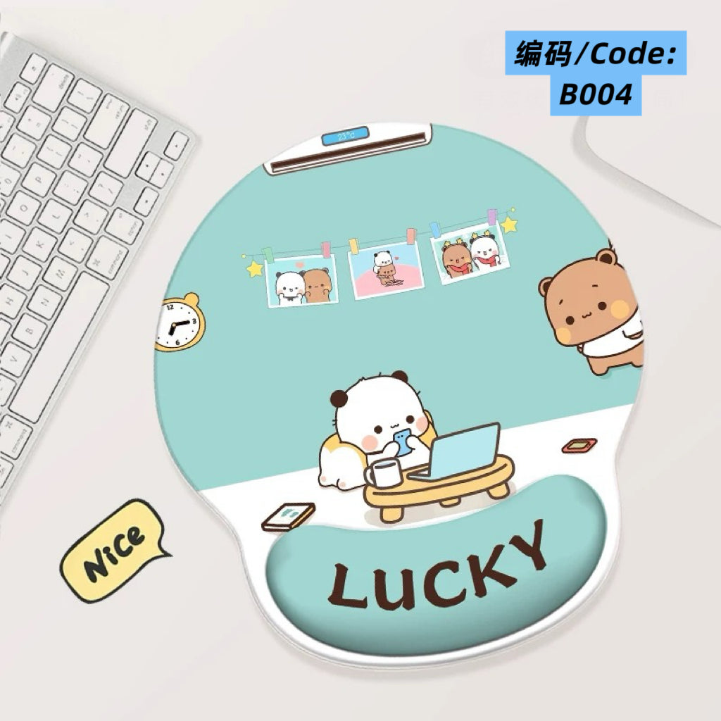 Bubu Dudu Cute Office Mouse Pad 一二布布可爱办公鼠标垫