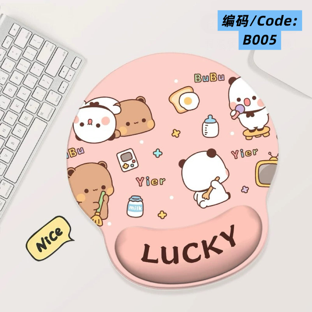 Bubu Dudu Cute Office Mouse Pad 一二布布可爱办公鼠标垫