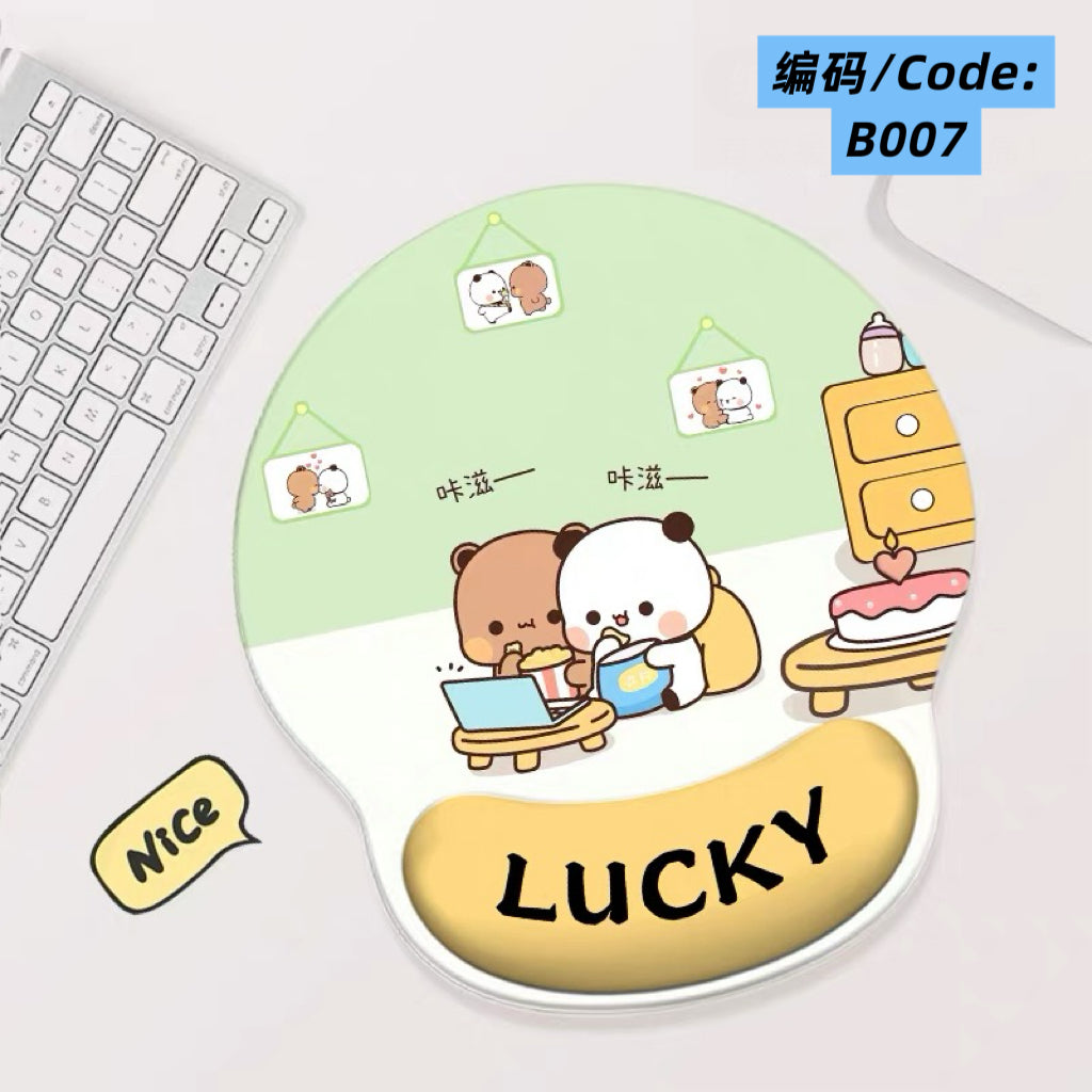 Bubu Dudu Cute Office Mouse Pad 一二布布可爱办公鼠标垫