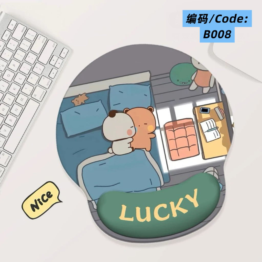 Bubu Dudu Cute Office Mouse Pad 一二布布可爱办公鼠标垫