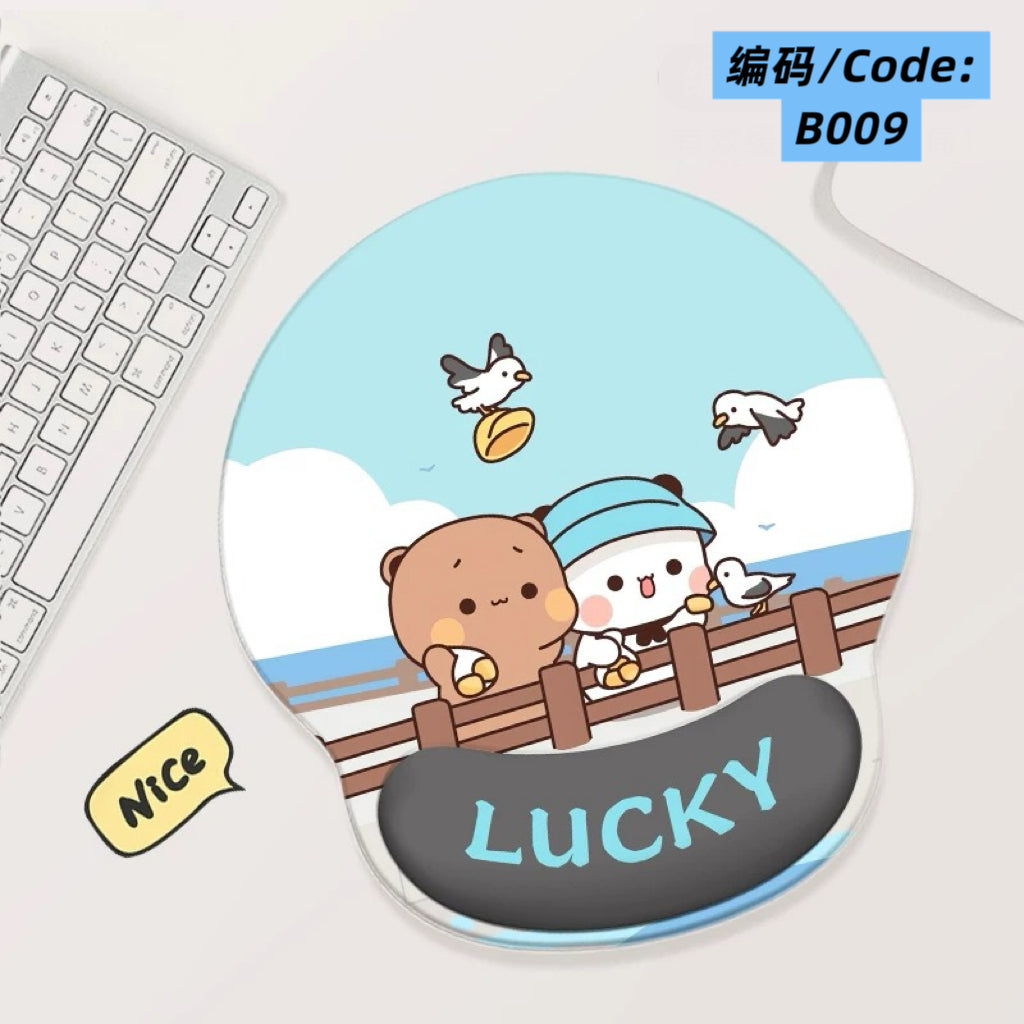 Bubu Dudu Cute Office Mouse Pad 一二布布可爱办公鼠标垫