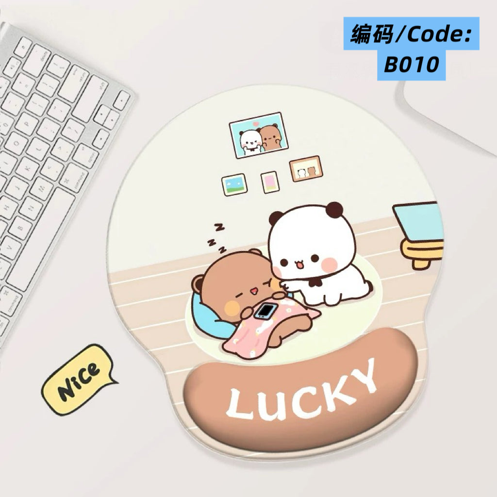Bubu Dudu Cute Office Mouse Pad 一二布布可爱办公鼠标垫