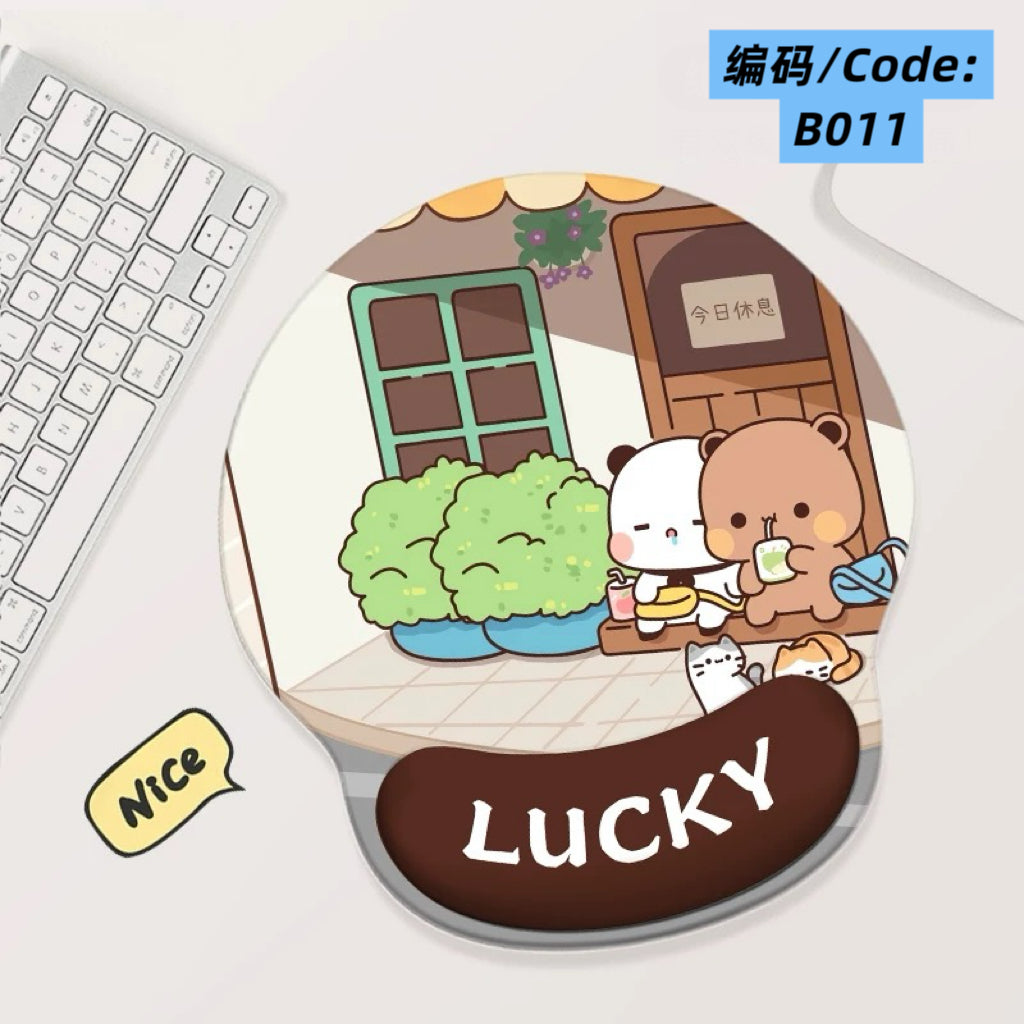 Bubu Dudu Cute Office Mouse Pad 一二布布可爱办公鼠标垫