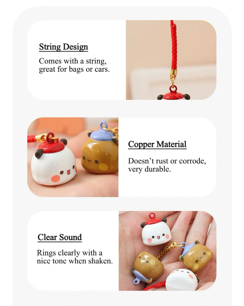 Bubu Dudu Cute Bell Charm – Lucky Mini Bell 一二布布可爱铃铛挂件 招财小铃铛
