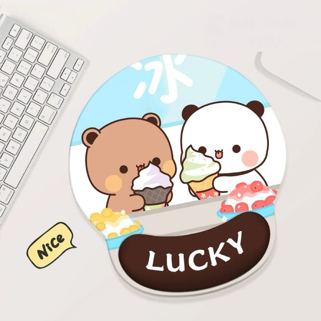 Bubu Dudu Cute Office Mouse Pad 一二布布可爱办公鼠标垫