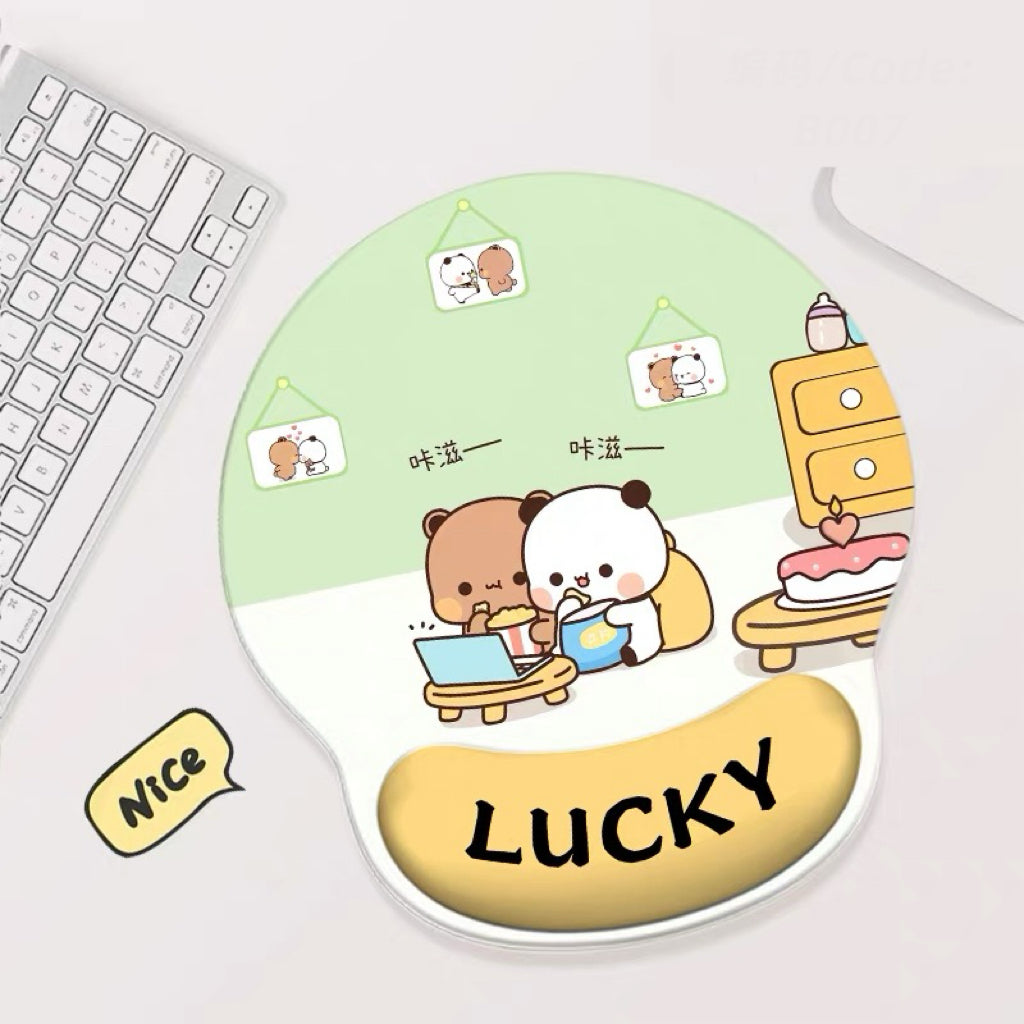 Bubu Dudu Cute Office Mouse Pad 一二布布可爱办公鼠标垫