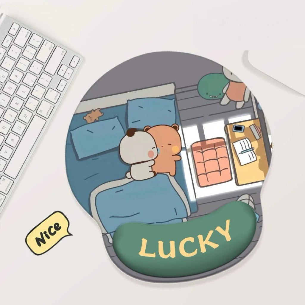 Bubu Dudu Cute Office Mouse Pad 一二布布可爱办公鼠标垫