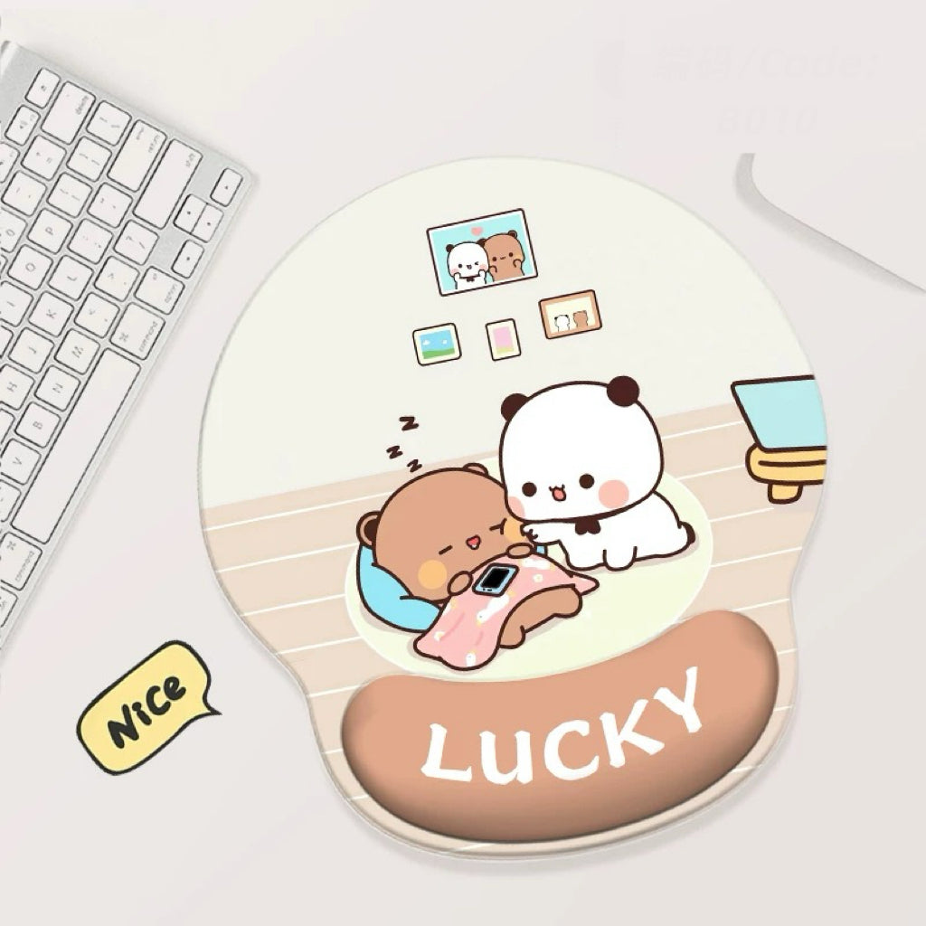 Bubu Dudu Cute Office Mouse Pad 一二布布可爱办公鼠标垫