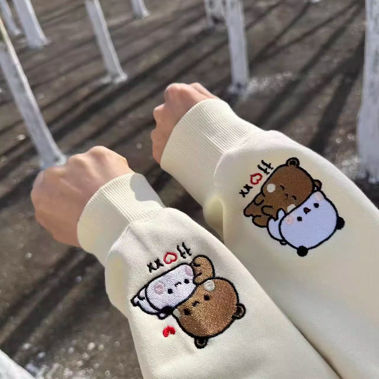 DIY Bubu Dudu Couple Custom Long Sleeve & T-Shirt 一二布布情侣定制卫衣&t恤