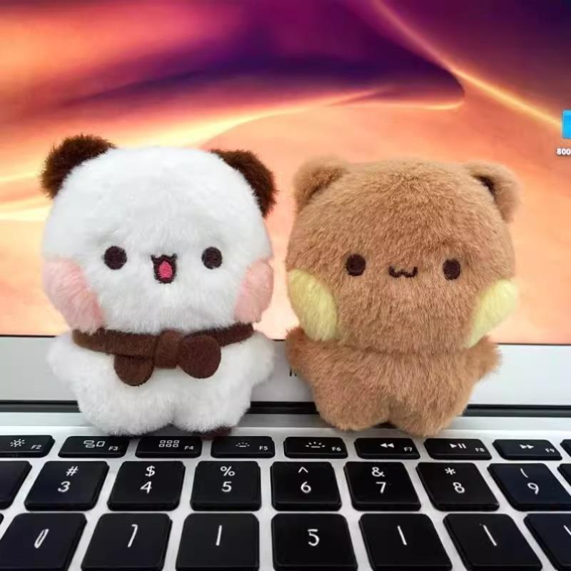 Bubu & Dudu Fluffy Magnet Keychain 一二布布磁铁毛绒挂件