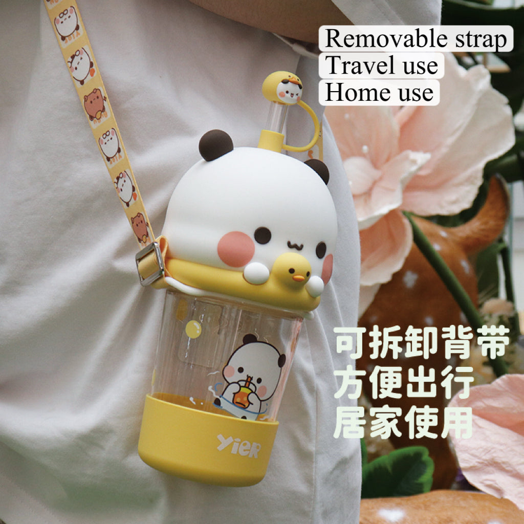 Bubu Ddudu Straw Cup – Cute, Durable & Heat-Resistant 一二布布吸管杯 - 可爱防摔耐高温