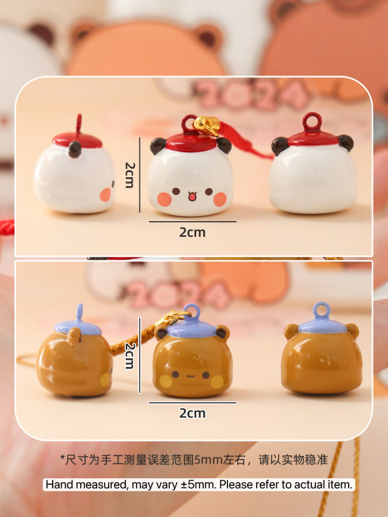 Bubu Dudu Cute Bell Charm – Lucky Mini Bell 一二布布可爱铃铛挂件 招财小铃铛