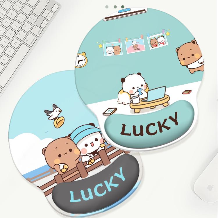 Bubu Dudu Cute Office Mouse Pad 一二布布可爱办公鼠标垫