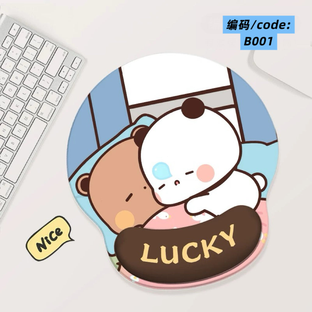 Bubu Dudu Cute Office Mouse Pad 一二布布可爱办公鼠标垫