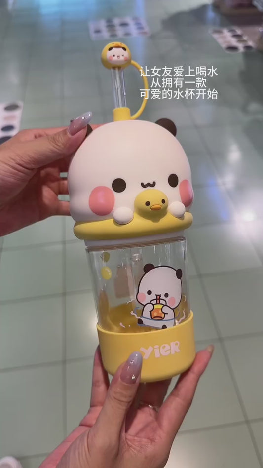 Bubu Ddudu Straw Cup – Cute, Durable & Heat-Resistant 一二布布吸管杯 - 可爱防摔耐高温