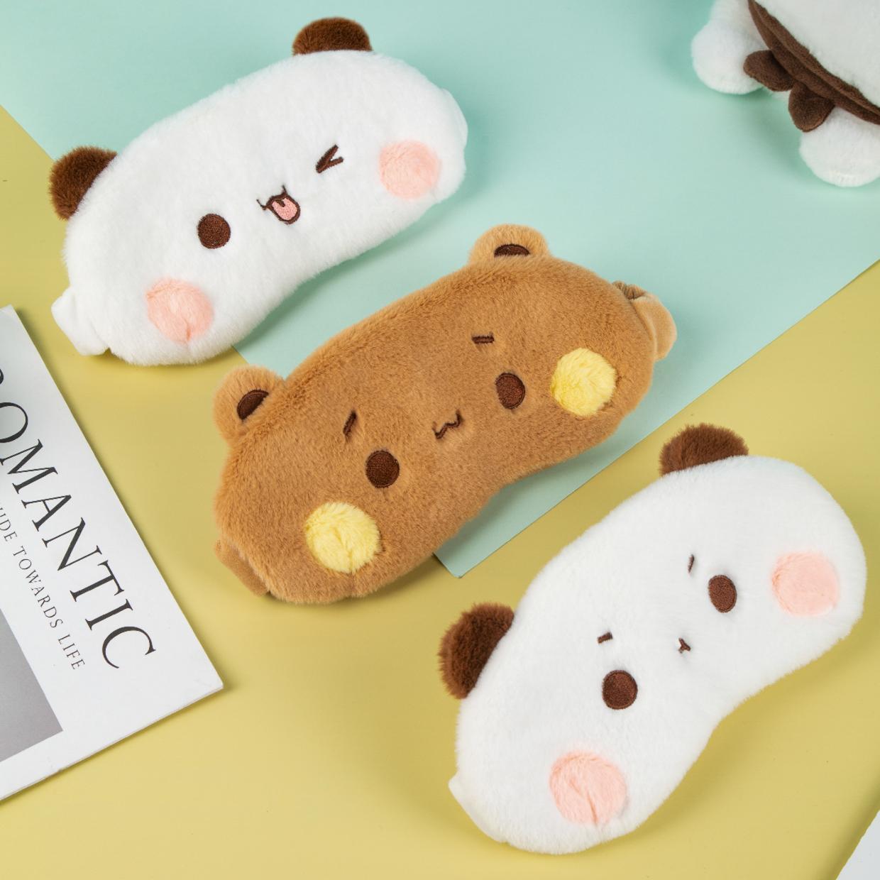 Bubu Dudu Fluffy Sleep Mask – Block Light 一二布布毛绒眼罩遮光睡眠专用