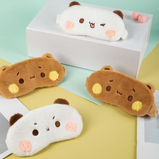 Bubu Dudu Fluffy Sleep Mask – Block Light 一二布布毛绒眼罩遮光睡眠专用