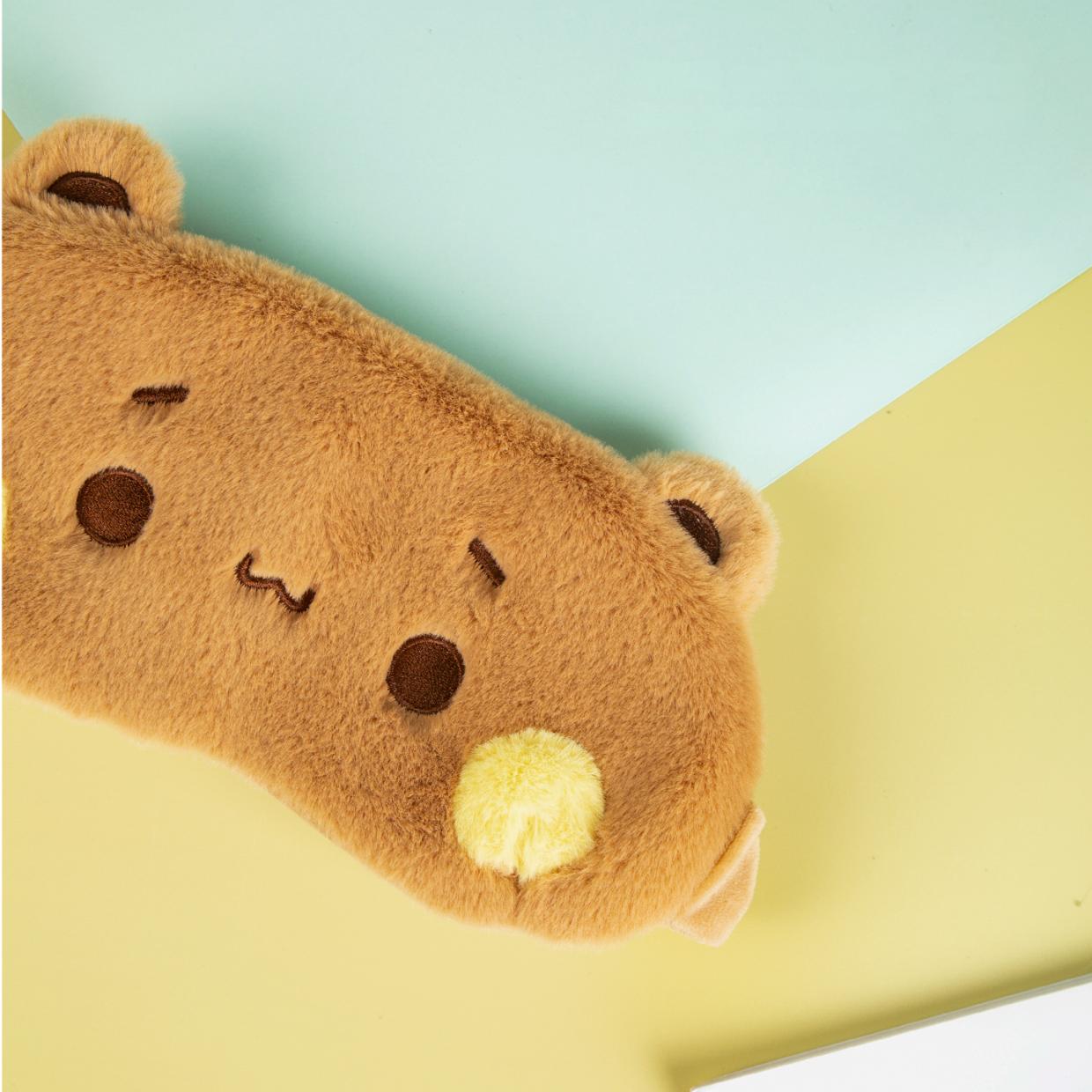Bubu Dudu Fluffy Sleep Mask – Block Light 一二布布毛绒眼罩遮光睡眠专用